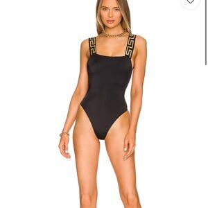 Square Neck One Piece in Black
VERSACE